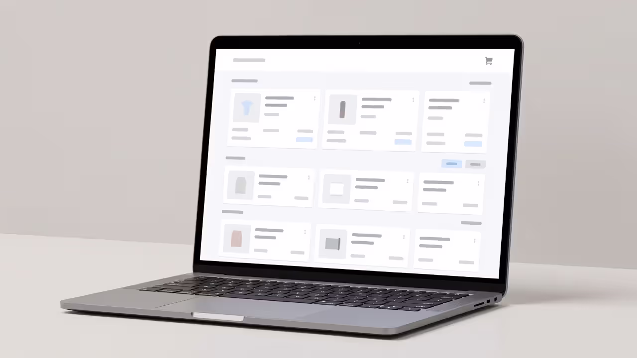 Интерфейс дропшиппинг-магазина на платформе для электронной торговли