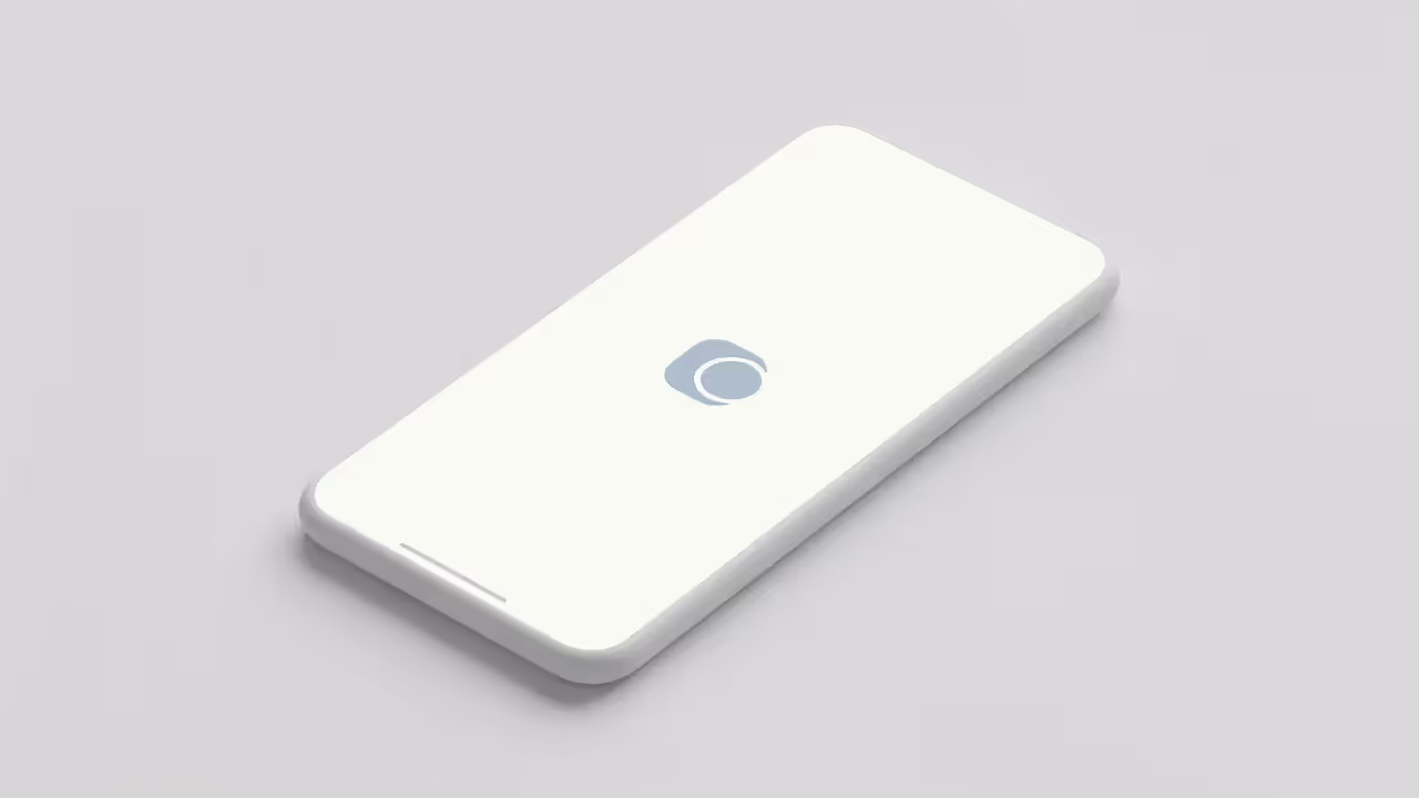 Минималистичный интерфейс MVP приложения на смартфоне